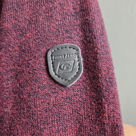 Point Zero cotton sweater medium maroon - Picture 6 of 6